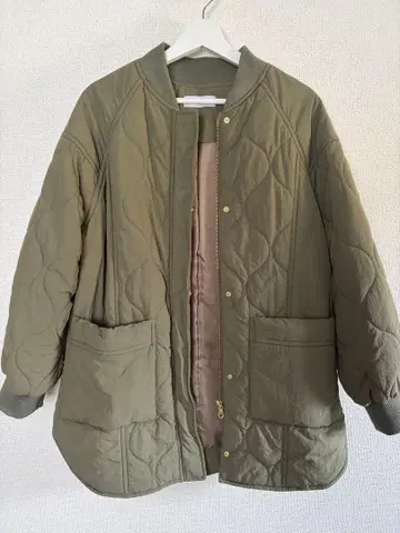 B.C STOCK 베이세이 스톡 리브 충전솜 블루종 카키