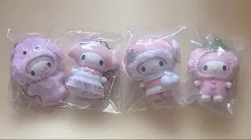 산리오 치비토모 마이멜로디 마이멜로 묶음 판매 키링 핑크