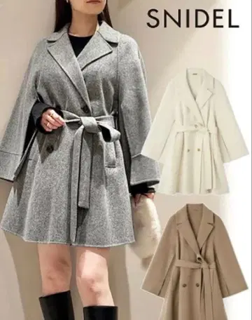 SNIDEL 그레이 트렌치코트 S 사이즈