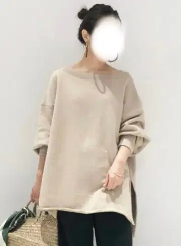 플라주 후크 테이프 기모 풀오버 풀오버