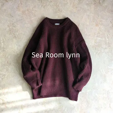 시루무린 소프트하드 니트 리브 니트 면 코튼 풀오버