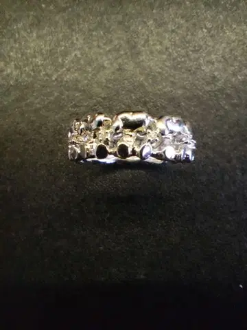 [컨디션 최상 레어] 스누피 SV925 다이아몬드 풀 이터니티 반지 9호