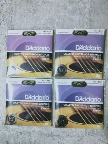 D'Addario EXP26 코팅 줄 4팩