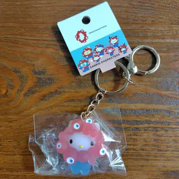 미야쿠미야쿠 변신 입체 마스코트 클리어 컬러 키링 키티