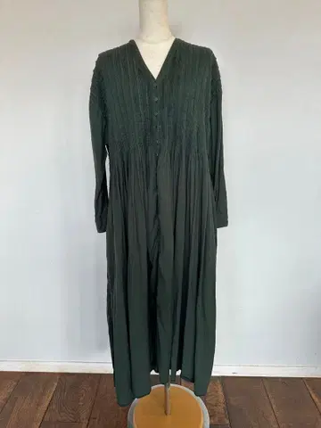 maison de soil 핀턱 원피스