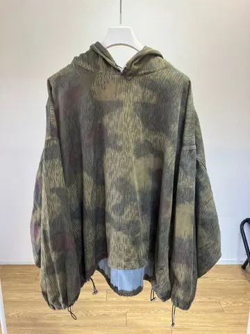 25ss les six 레시스 레인 카모 후드티 자켓