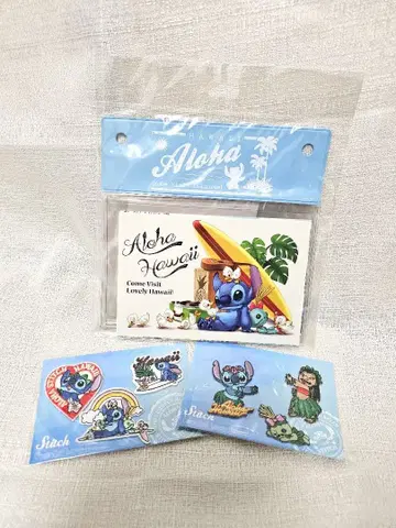 디즈니 스토어 스티치 엽서 세트 와펜