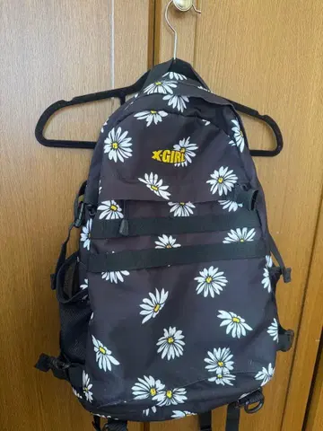 x-girl 데이지 패턴 백팩
