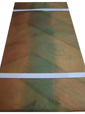 무형문화재 우시쿠비츠무기 후쿠로 오비 순수 실크 미사용 Fs1227