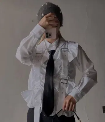 KISHIDAMIKI chain tie black