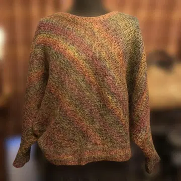빈티지 멀티 컬러 니트 스웨터