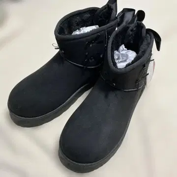 아오키 미사코 시마무라 콜라보 빅 사이즈 어그 부츠 블랙 LL 사이즈