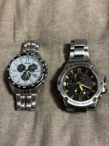 Citizen & G-SHOCK 아날로그 손목시계 세트