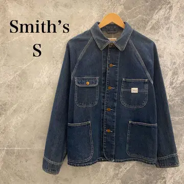 [ 컨디션 최상 ] Smith's 남성용 S 자켓 데님 가슴 포켓