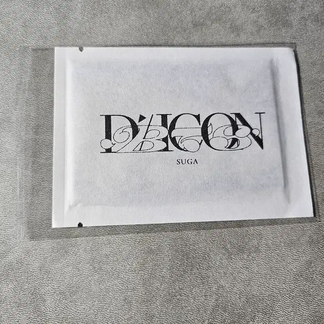 미개봉 2장 디아이콘 미니 에디션 스페셜 포카 윤기 슈가 bts 방탄