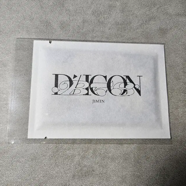 미개봉 2장 디아이콘 미니 에디션 스페셜 포카 지민 bts 방탄