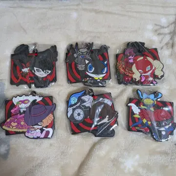 [미개봉 새상품] 페르소나 5R 러버 마스코트 6종 세트