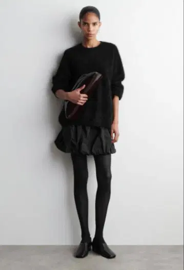 COS 벌룬 미니 스커트