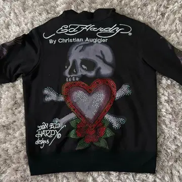 Ed hardy 후드티 크롭 에드하디