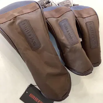 새상품 BRIEFING 정품 한정판 골프헤드커버 3세트 브라운