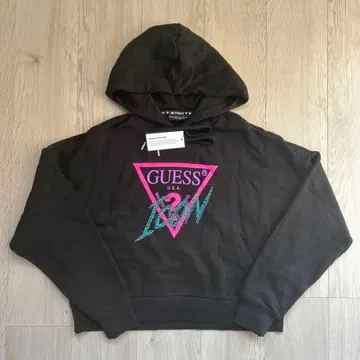 미사용 새상품 GUESS 블랙 후드티 XS 사이즈