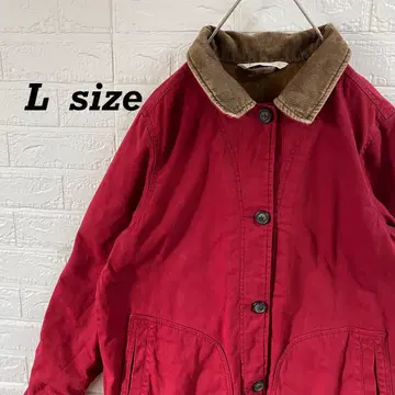 울리치 90s 커버올 헌팅 자켓 코듀로이 옷깃