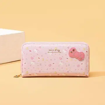 Hello Kitty 핑크 장지갑