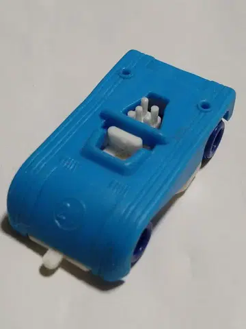 글리코 덤 레이싱카 21번 청백 GC카풍 쇼와 레트로