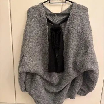 Darich 그레이 니트 스웨터 프리 사이즈