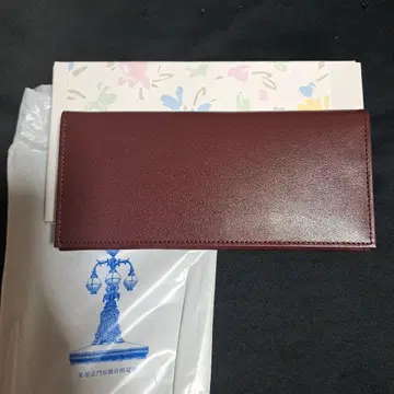 새상품 포장 그대로 황궁 장지갑 와인 컬러