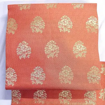 츠케오비 츠쿠리오비 모란 거북 등껍질 무늬 기모노 오비 019k