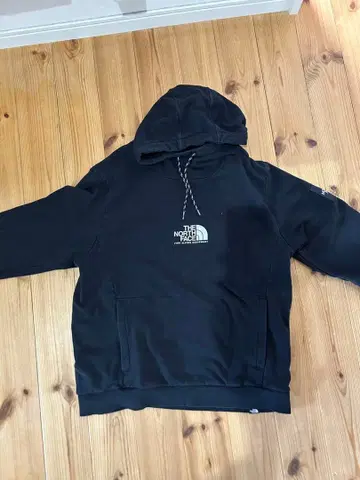 THE NORTH FACE 블랙 후드 부착 후드티