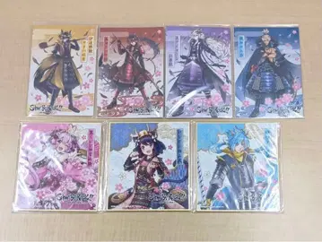 SHOW BY ROCK!! 풍운! 전국육구회권! 색지 엽서 묶음 판매