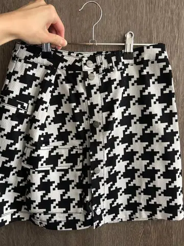 adidas IVY PARK 하운드 투스 스커트 36