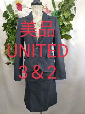 새상품급 언타이틀 수트 상의 3 하의 2 실크 믹스 헤링본 네이비