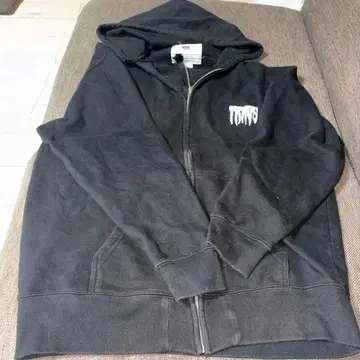 TRAVS 블랙 후드티 XL