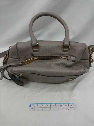 마크 제이콥스 가죽 2WAY 핸드백 그레이지 계열 여성용