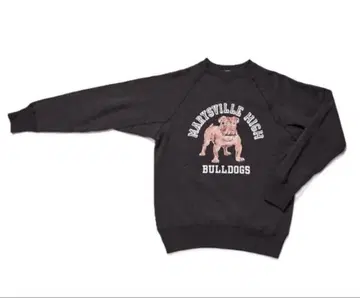 웨어하우스 맨투맨 블랙 42 플로키 프린트