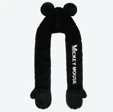 미키마우스 귀 달린 머플러 팬캡 모자 장갑
