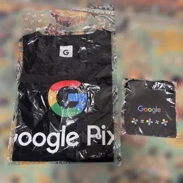 Google 블랙 T셔츠 L 사이즈