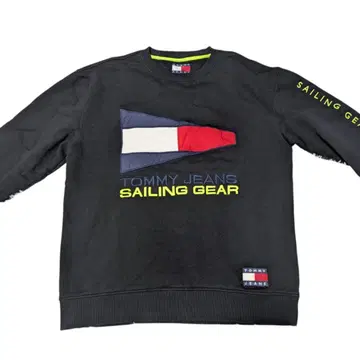 타미 진스 세일링 기어 블랙 트레이닝복 UESD