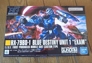 HG 블루 디스티니 1호기 EXAM