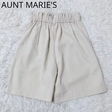 앤트마리스 숏팬츠 허리밴딩 포켓 심플 베이지