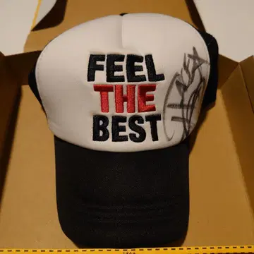 타나하시 히로시 FEEL THE BEST 친필 사인 캡 신일본 프로레슬링