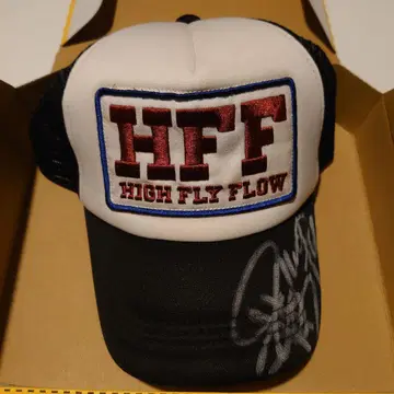 타나하시 히로시 HFF 친필 사인 캡 신일본 프로레슬링