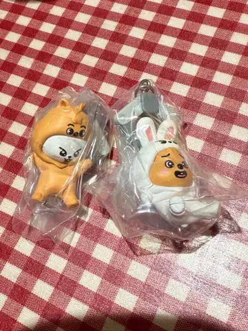 [ 2개 세트 ] 스키즈 가챠 리비트 한쿼카 키링