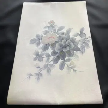 나고야 오비 꽃무늬 손그림 미사용품