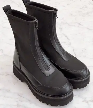 SHAKA 샤카 센터 지퍼 부츠 블랙 25cm