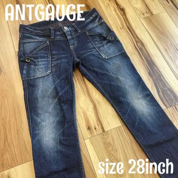 ANTGAUGE 여성용 플랩 포켓 스키니진