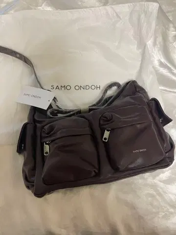 SAMO ONDOH 브라운 숄더백